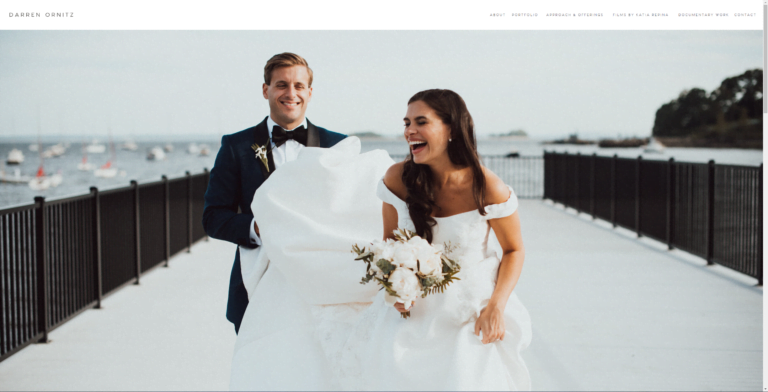 Wedding photography website