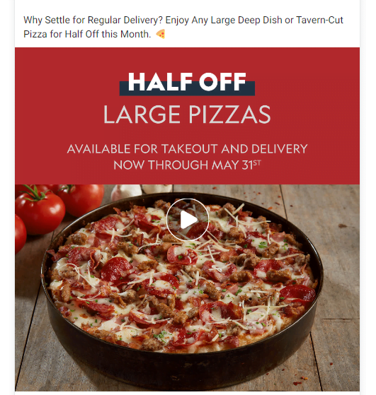 Social Media Ad for Pizza Restaurant